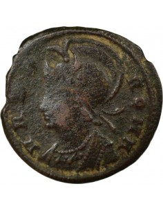 Rome Empire Commémoration de Rome 1 nummus Cuivre 330-333 Constantinople 2