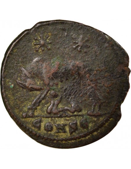 Rome Empire Commémoration de Rome 1 nummus Cuivre 330-333 Constantinople