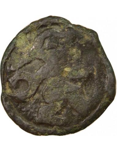 Gaule Au Guerrier Courant 1 potin Potin 90-50 Av JC