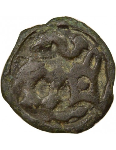 Gaule Au Guerrier Courant 1 potin Potin 90-50 Av JC