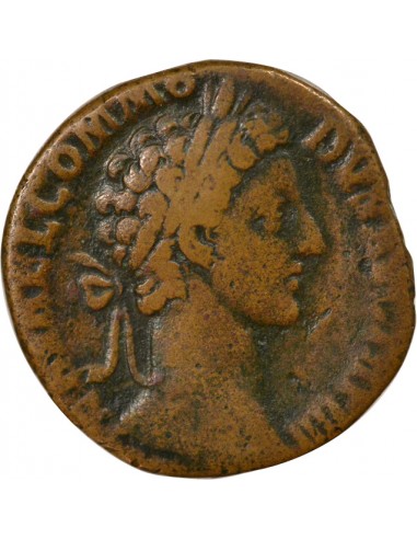 Rome Empire Commode Minverve 1 sesterce Laiton 179 R Rome