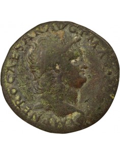 Rome Empire Néron Victoire 1 as Cuivre 66 D Lyon 2