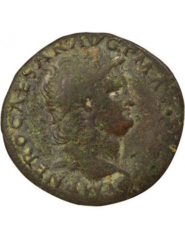 Rome Empire Néron Victoire 1 as Cuivre 66 D Lyon