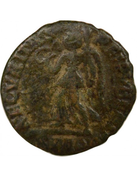 Rome Empire Valentinien II Victoire 1 nummus Cuivre 365 Aquilée