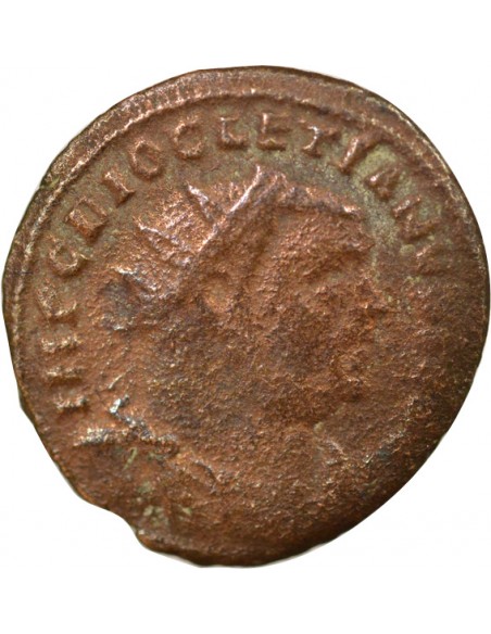 Rome Empire Dioclétien Concordia Militum 1 antoninien Cuivre 296-297 Alexandrie
