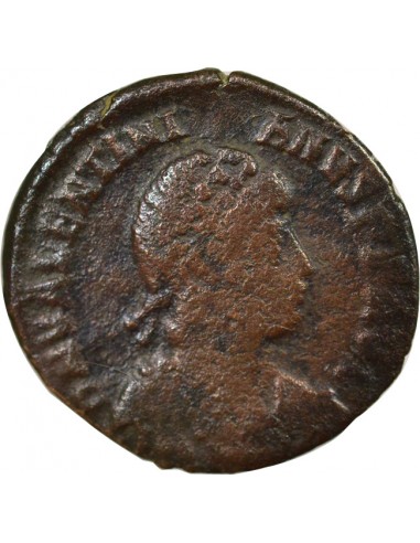 Rome Empire Valentinien II Empereur & Captif 1 ae Cuivre 383-388 Nicomédie