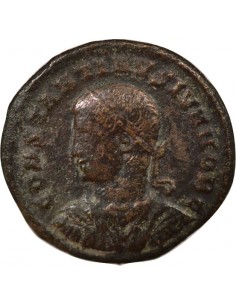 Rome Empire Constantin II Porte du Camp 1 nummus Cuivre 325-326 Antioche 2
