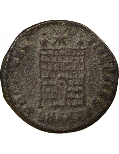 Rome Empire Constantin II Porte du Camp 1 nummus Cuivre 325-326 Antioche