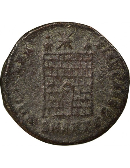 Rome Empire Constantin II Porte du Camp 1 nummus Cuivre 325-326 Antioche