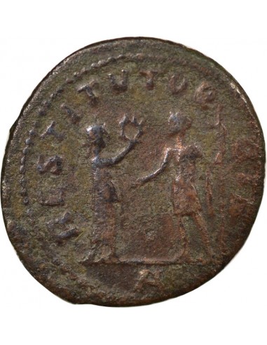 Rome Empire Aurélien Restitutor Orbis 1 antoninien Billon 272-273 Cyzique