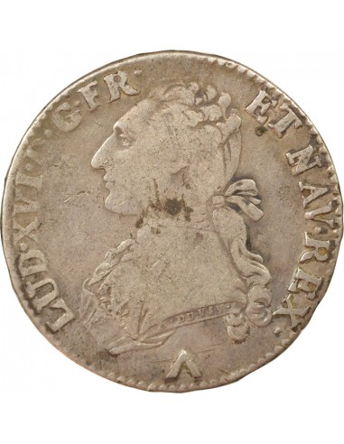 Louis XVI Aux Rameaux d'Olivier 1/2 ecu Argent 1779 W Lille