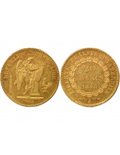 IIe République 20 francs Or 1848 A - Paris