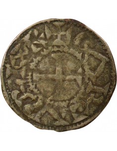 Charles II 1 denier Argent 1000-1189 Melle 2