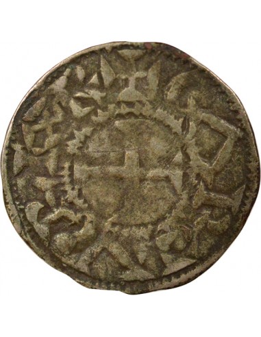 Charles II 1 denier Argent 1000-1189 Melle
