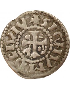 Herbert I du Maine 1 denier Billon 1014-1246 Le Mans 2