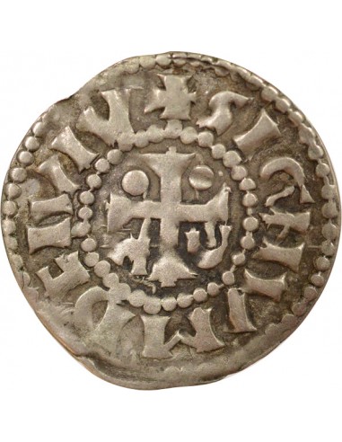 Herbert I du Maine 1 denier Billon 1014-1246 Le Mans