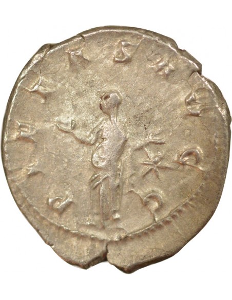 Rome Empire Trébonien Galle Pietas 1 antoninien Billon 252 R Rome