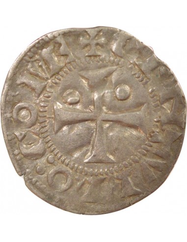 Centulle IV 1 obole Billon 1080-1250 F Morlaas