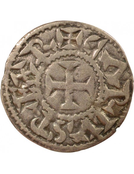 Charles II 1 denier Argent 1000-1189 Melle