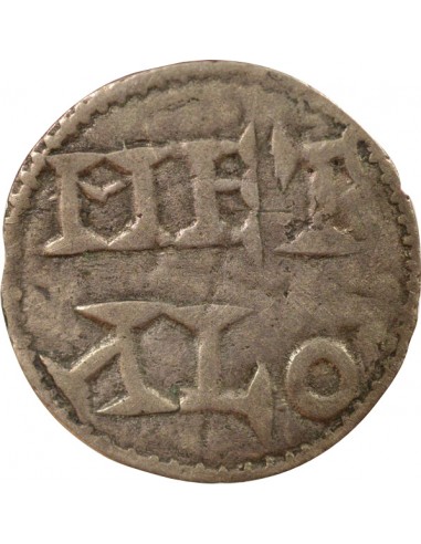 Charles II 1 denier Argent 1000-1189 Melle
