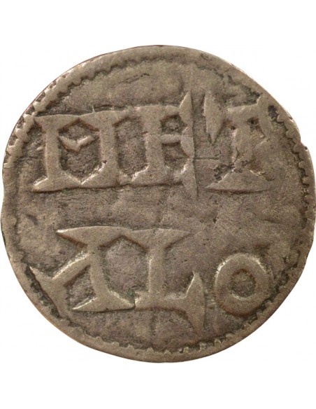 Charles II 1 denier Argent 1000-1189 Melle