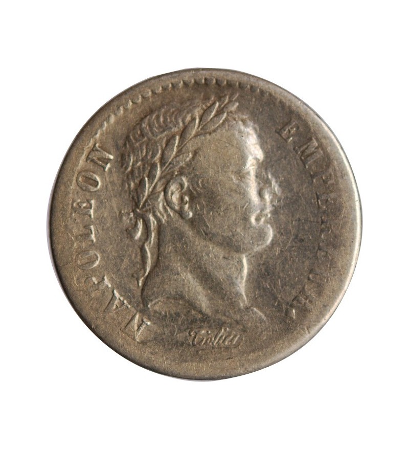 NAPOLEON Ier﻿ - 1/2 FRANC ARGENT 1813 Q PERPIGNAN