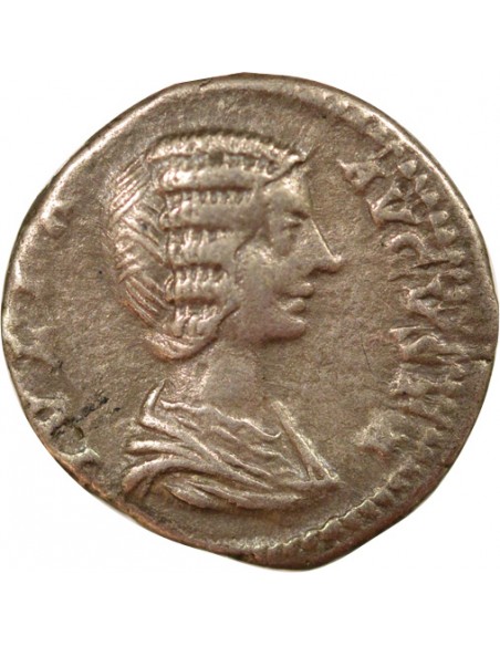 Rome Empire Julia Domna Isis allaitant Horus 1 denier Argent 201 R Rome