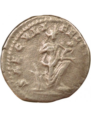 Rome Empire Julia Domna Isis allaitant Horus 1 denier Argent 201 R Rome