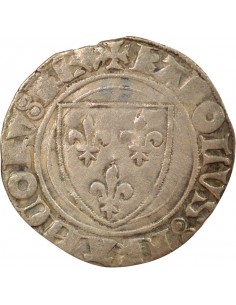 Charles VI 2e Emission 1 blanc Billon 1389-1411 P Dijon 2