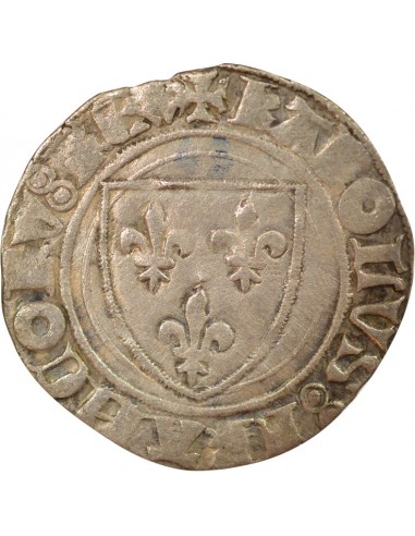 Charles VI 2e Emission 1 blanc Billon 1389-1411 P Dijon