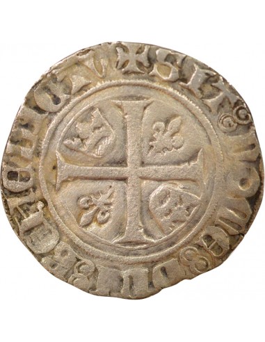 Charles VI 2e Emission 1 blanc Billon 1389-1411 P Dijon