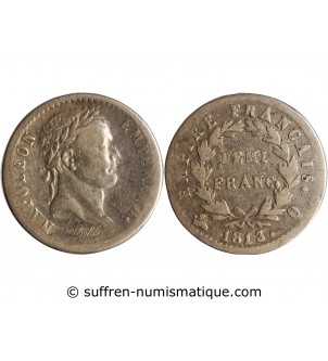 NAPOLEON Ier﻿ - 1/2 FRANC ARGENT 1813 Q PERPIGNAN