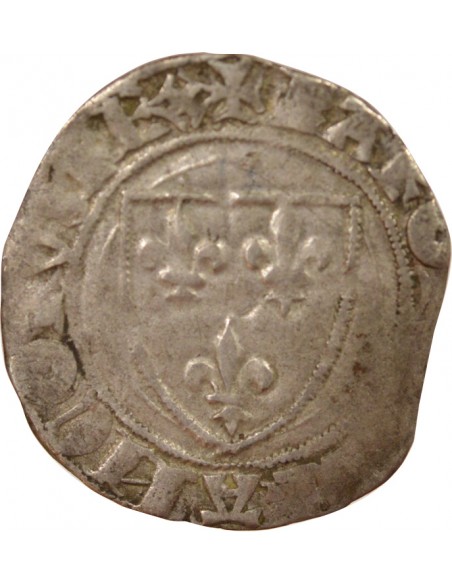 Charles VI 2e Emission 1 blanc Billon 1389-1411 P Dijon