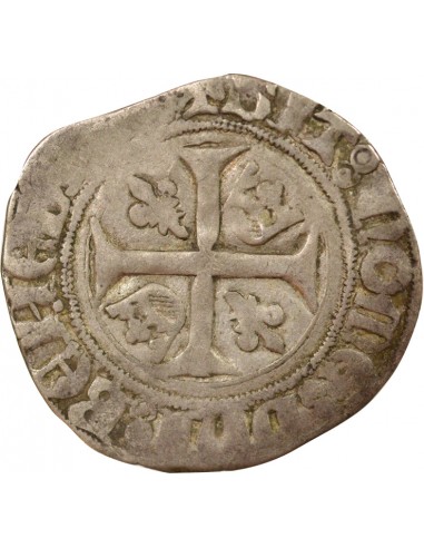 Charles VI 2e Emission 1 blanc Billon 1389-1411 P Dijon
