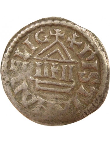 Louis Ier A la Légende Chrétienne 1 obole Argent 822-840