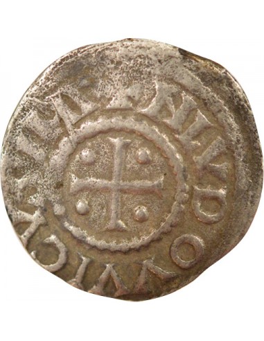 Louis Ier A la Légende Chrétienne 1 obole Argent 822-840