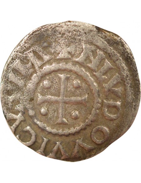 Louis Ier A la Légende Chrétienne 1 obole Argent 822-840