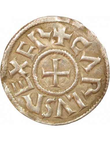 Charles II 1 denier Argent 840-864 Melle