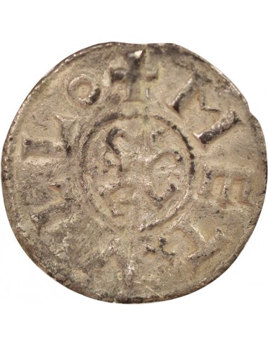 Charles II 1 denier Argent 840-864 Melle
