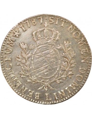 Louis XVI Au Buste Habillé ecu Argent 1787 L Bayonne