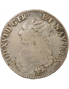 Louis XVI Au Buste Habillé ecu Argent 1785 L Bayonne 2