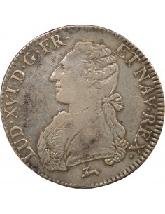 Louis XVI Au Buste Habillé 1 ecu Argent 1785 R Orléans 2