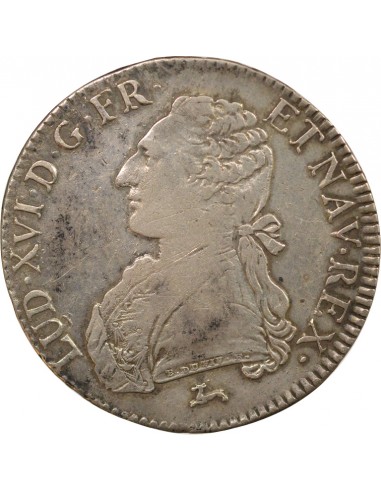 Louis XVI Au Buste Habillé 1 ecu Argent 1785 R Orléans