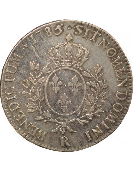 Louis XVI Au Buste Habillé 1 ecu Argent 1785 R Orléans