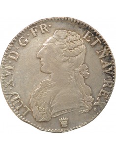 Louis XVI Au Buste Habillé ecu Argent 1790 I Limoges 2