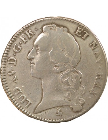 Louis XV Au Bandeau 1 ecu Argent 1759 A - Paris