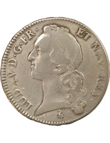 Louis XV Au Bandeau 1 ecu Argent 1759 A - Paris