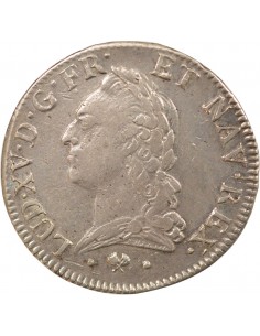 Louis XV A la Vieille Tête 1 ecu Argent 1774 L Bayonne 2