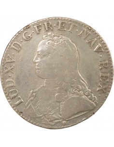 Louis XV Au Buste Habillé 1 ecu Argent 1738 D Lyon 2