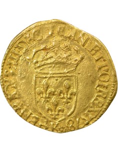 Henri III Au Soleil 1 ecu d'or Or 1578 K Bordeaux 2